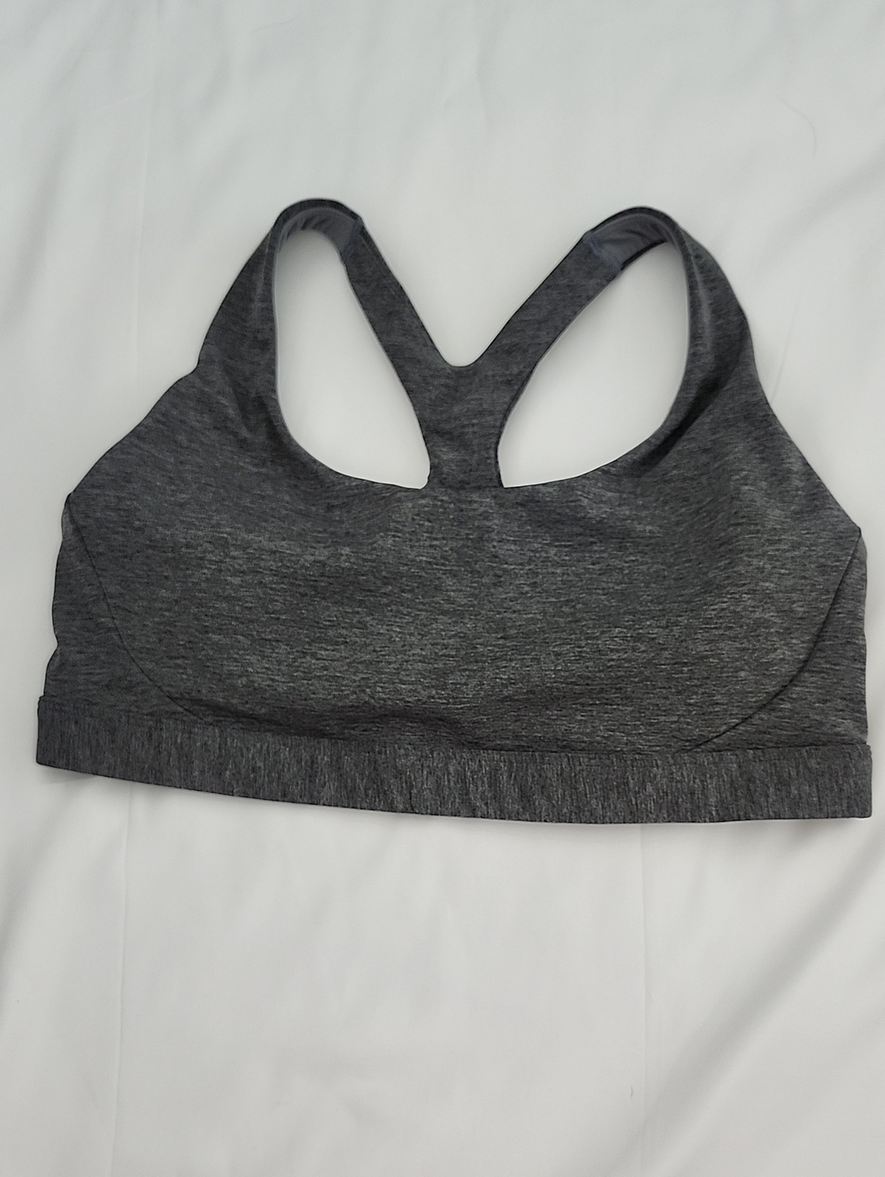 Athleta Women's Charcoal Racerback Sports Bra